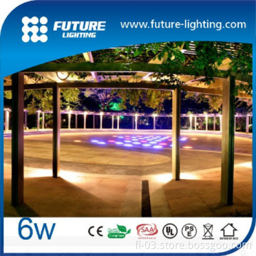 CE RoHS IP67 Garden decorative light 12V 6W led glass brick